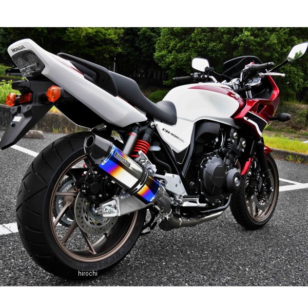 スリップオンマフラー CORSA-EVO2 CB400SF、CB400SB 2BL-NC42 ヒートチタン