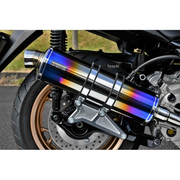 フルエキゾースト R-EVO X-MAX250 8BK-SG70J ヒートチタン