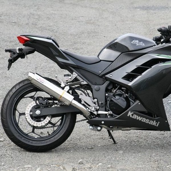 フルエキゾースト 80D-RAPTOR 13年以降 ニンジャ250、Z250 ステンレス