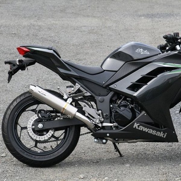 フルエキゾースト 80D-RAPTOR 13年以降 ニンジャ250、Z250 チタン