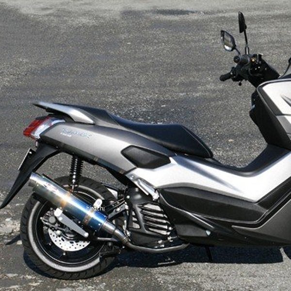 フルエキゾースト 80D-RAPTOR 17年-18年 N-MAX 155 ブルーチタン