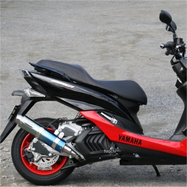 フルエキゾースト 80D-RAPTOR マジェスティS/2BK-SG52J ブルーチタン