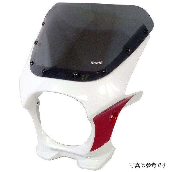 汎用ビキニカウルR パールサンビームホワイト×キャンディーアルカディアンレッド/スモーク