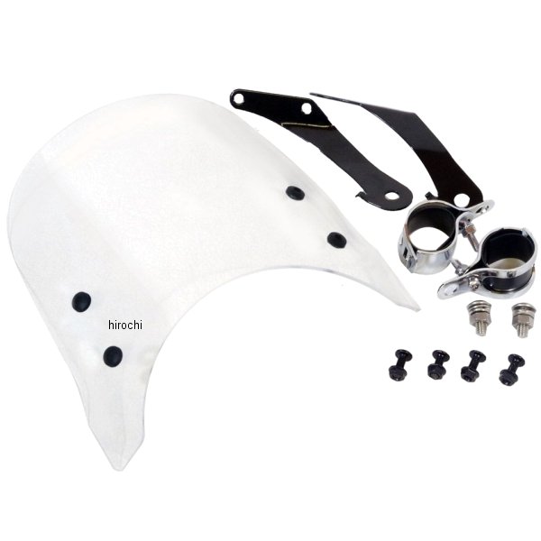 汎用メーターバイザー 取り付けバンド付き クリア