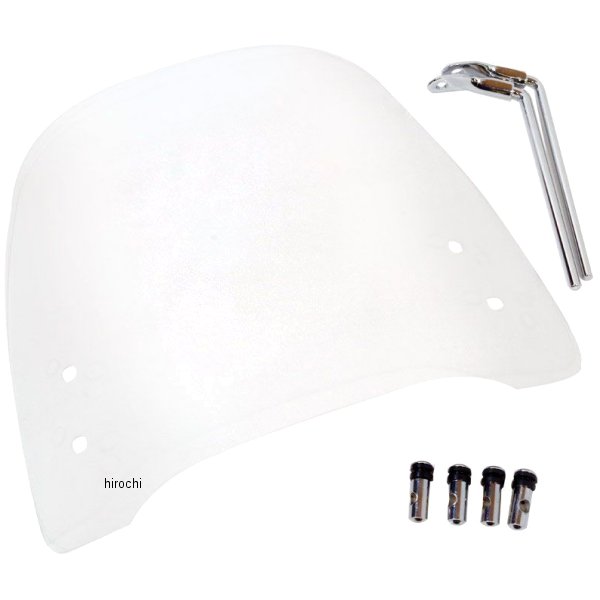 汎用ウインドスクリーン 原付用 クリア