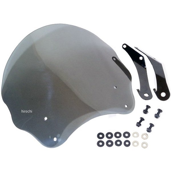 汎用中型メーターバイザー スモーク