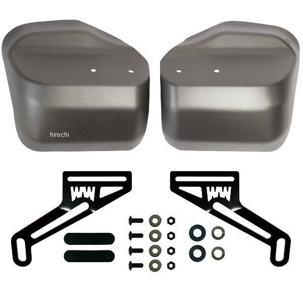 塗装大型ナックルガード 20年-23年 CT126ハンターカブ マットアーマードシルバーメタリック