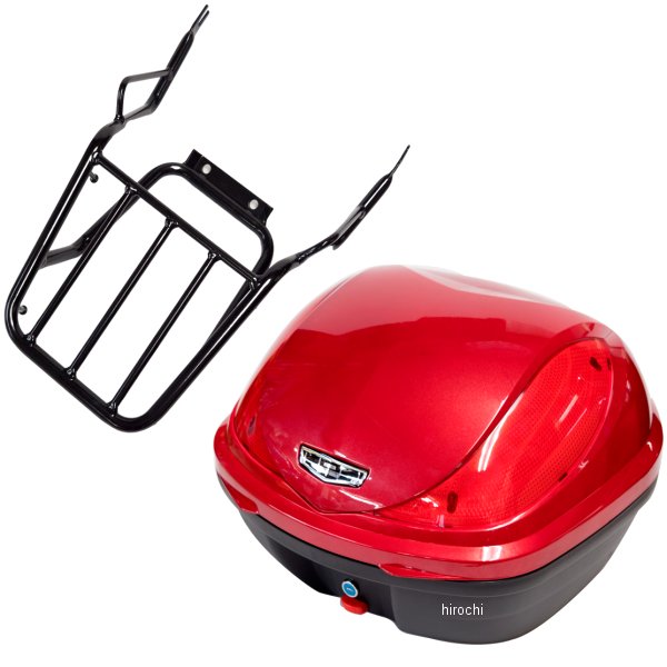 リアボックスキャリアセット 22年 ダックス125 黒/パールネビュラレッド