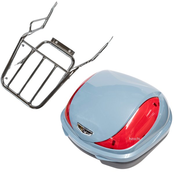 リアボックスキャリアセット 22年 ダックス125 メッキ/パールカデットグレー