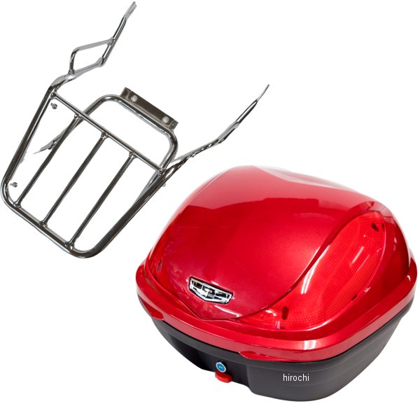 リアボックスキャリアセット 22年 ダックス125 メッキ/パールネビュラレッド