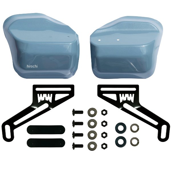 塗装ナックルガード 22年 ダックス125 パールカデットグレー