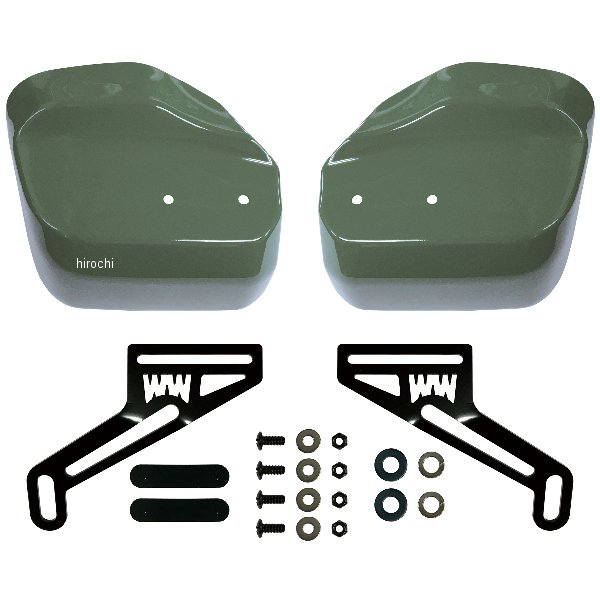 塗装大型ナックルガード 20年-23年 CT125ハンターカブ パールオーガニックグリーン