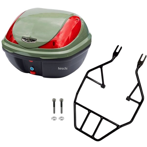 延長リアキャリア 32Lリアボックスセット 20年 CT125ハンターカブ パールオーガニックグリーン