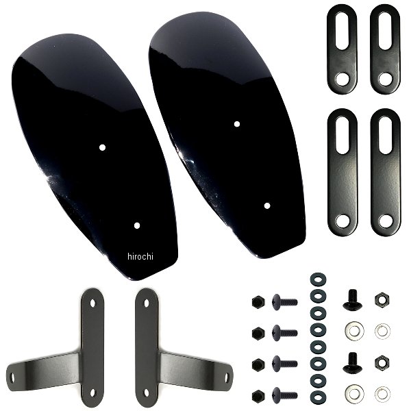 汎用塗装ナックルガード 黒