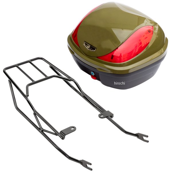 リアキャリア 32Lリアボックスセット クロスカブ110  カムフラージュグリーン