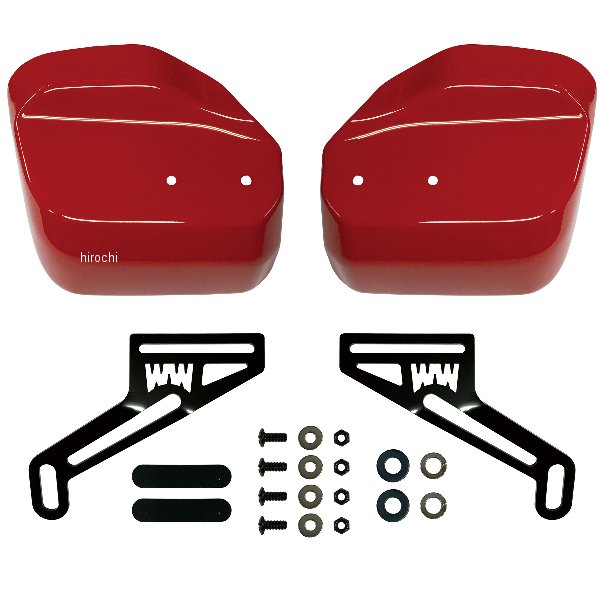 塗装大型ナックルガード 18年-22年 クロスカブ110 マグナレッド