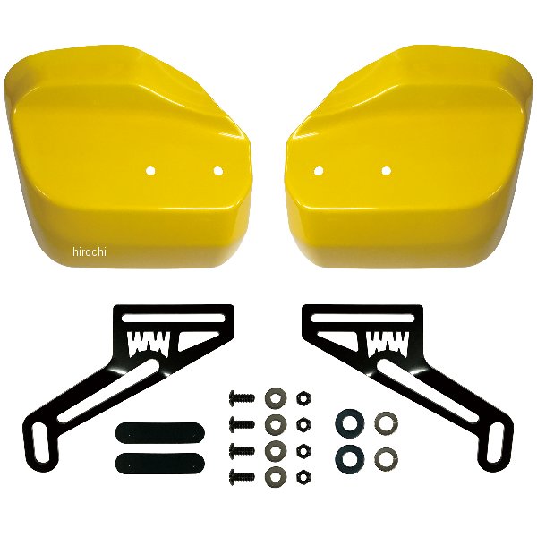 塗装大型ナックルガード 18年-22年 クロスカブ110 パールシャイニングイエロー