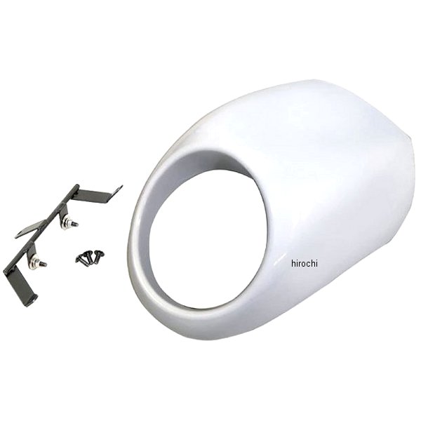 ビキニカウル SV650 パールグレッシャーホワイト ライン入り