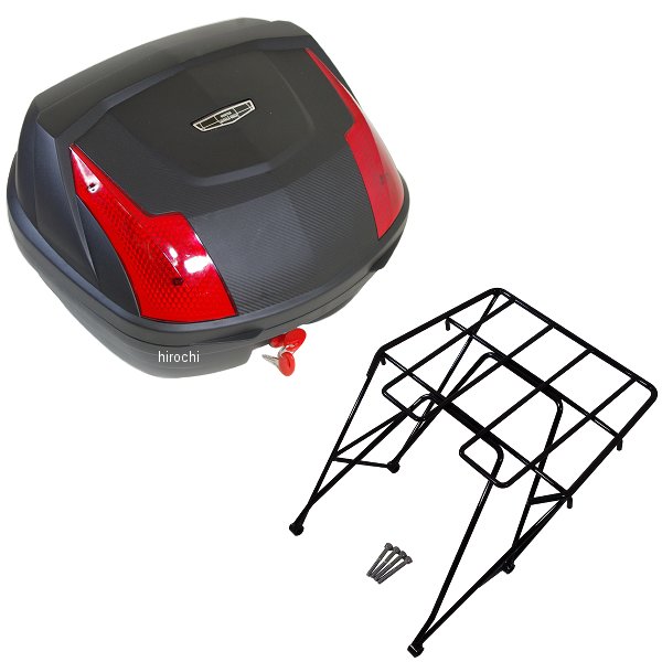 キャンプツーリングキャリア 32Lリアボックスセット 04年以降 スポーツスター