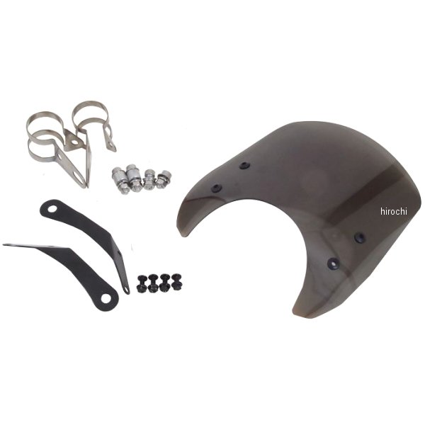 フォークマウントスクリーン ショート 17年以降 レブル250、レブル500 スモーク