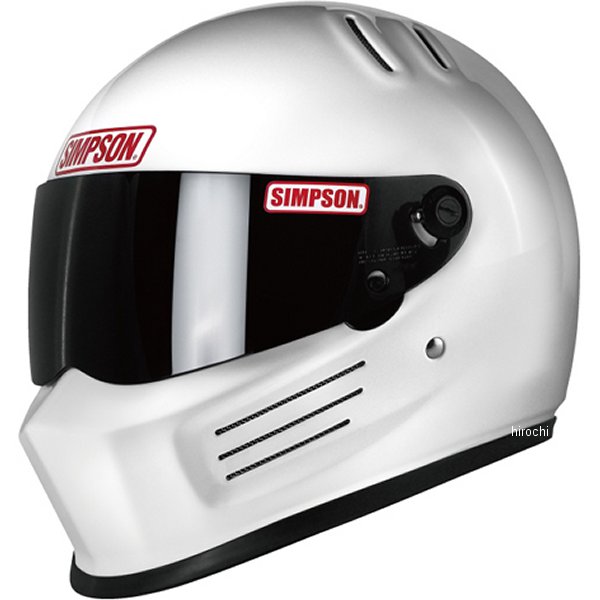 フルフェイスヘルメット バンディット プロ 白 59cm