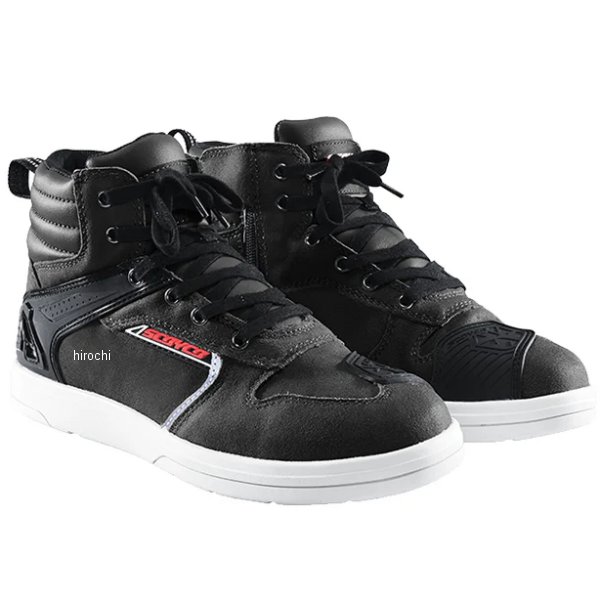 防水カジュアルライディングシューズ 黒 40サイズ(26.5cm)