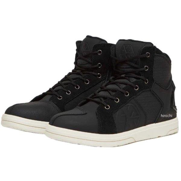 防水ライディングシューズ 黒 39サイズ(26.0cm)