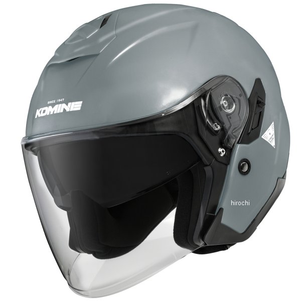 HK-172  KOMINE FL コンポジット FRP ジェットヘルメット バサルトグレー XLサイズ