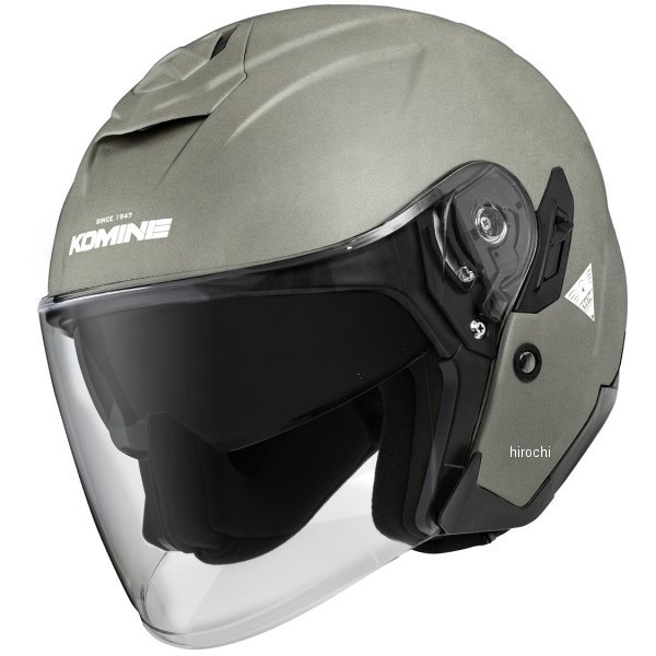 HK-172  KOMINE FL コンポジット FRP ジェットヘルメット ガンメタル XLサイズ