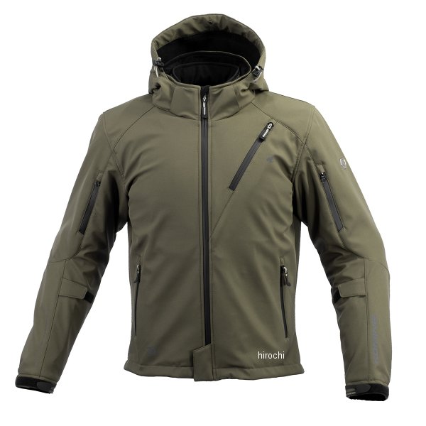 秋冬モデル プロテクトソフトシェルウィンターパーカ-IFU ネオオリーブ XLサイズ