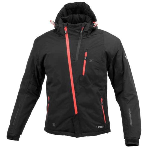 秋冬モデル プロテクトウインターパーカ ネオブラック/赤 WLサイズ