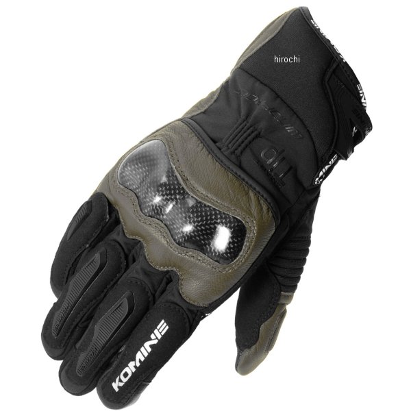 秋冬モデル カーボンプロテクトウインドプルーフグローブ オリーブ Mサイズ