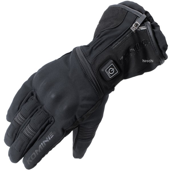 秋冬モデル プロテクトエレクトリックグローブ12V ソリッドブラック 2XLサイズ