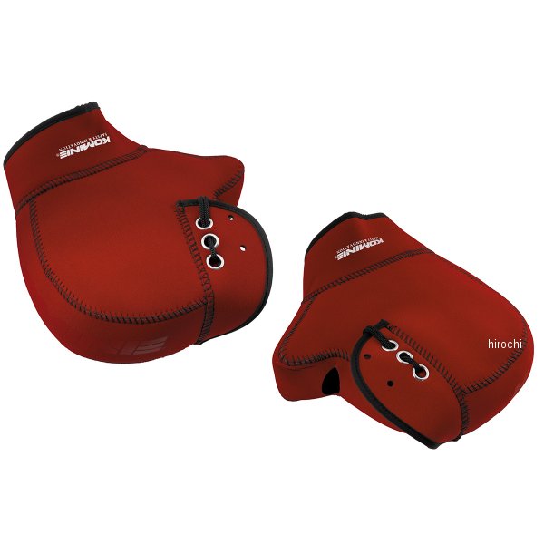 秋冬モデル ネオプレンハンドルウォーマー ソリッドレッド フリーサイズ