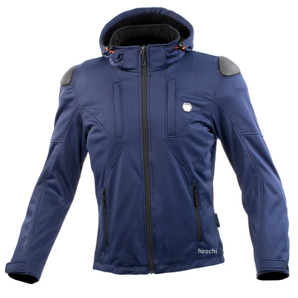 秋冬モデル ハイプロテクトソフトシェルシステムパーカ ネイビー Lサイズ