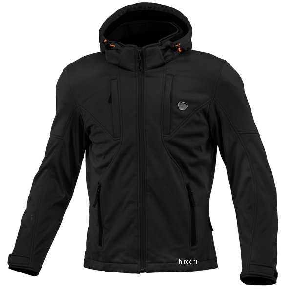 秋冬モデル プロテクトソフトシェルシステムパーカ ネオブラック Lサイズ