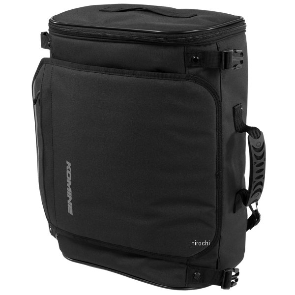 モーターサイクルシートバックパック 黒 24L