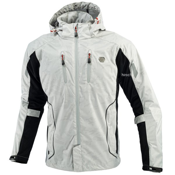 春夏モデル プロテクトハーフメッシュパーカ ゲンリ シルバーカモ 3XLサイズ