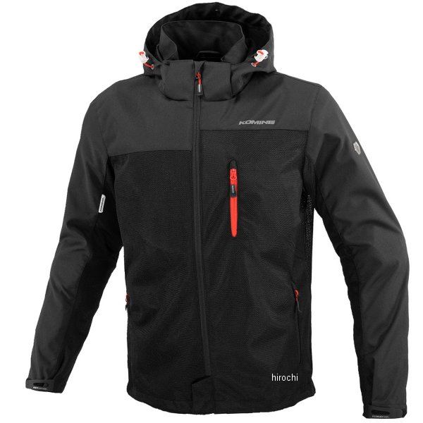 春夏モデル プロテクトメッシュパーカ -テン 黒 6XLBサイズ