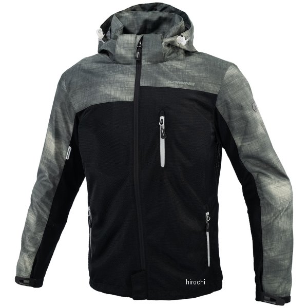 春夏モデル プロテクトメッシュパーカ -テン スモークブラック 2XLサイズ