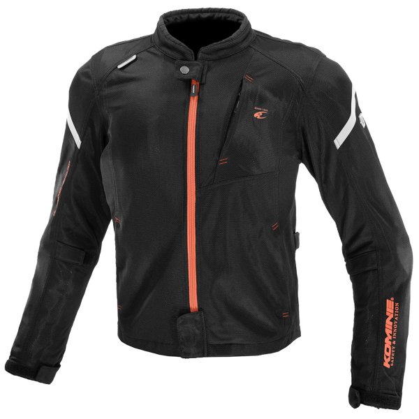 春夏モデル プロテクトフルメッシュジャケット 黒/赤 2XLサイズ