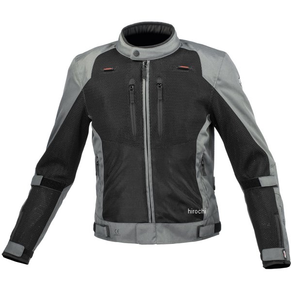 春夏モデル プロテクト3Dエアストリームジャケット レディース バソルトグレー/黒 WXLサイズ