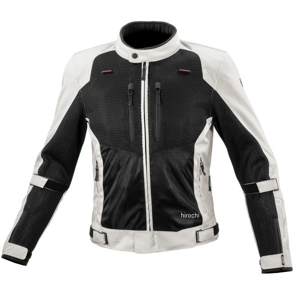 春夏モデル プロテクト3Dエアストリームジャケット レディース ライトグレー/黒 WXLサイズ