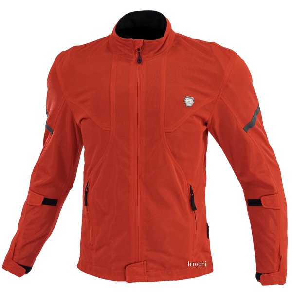 春夏モデル プロテクトフルメッシュジャケット レディース ネオ 赤 WLサイズ