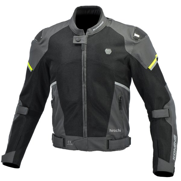 春夏モデル プロテクトカーボンメッシュジャケット バソルトグレー/黒 XLサイズ