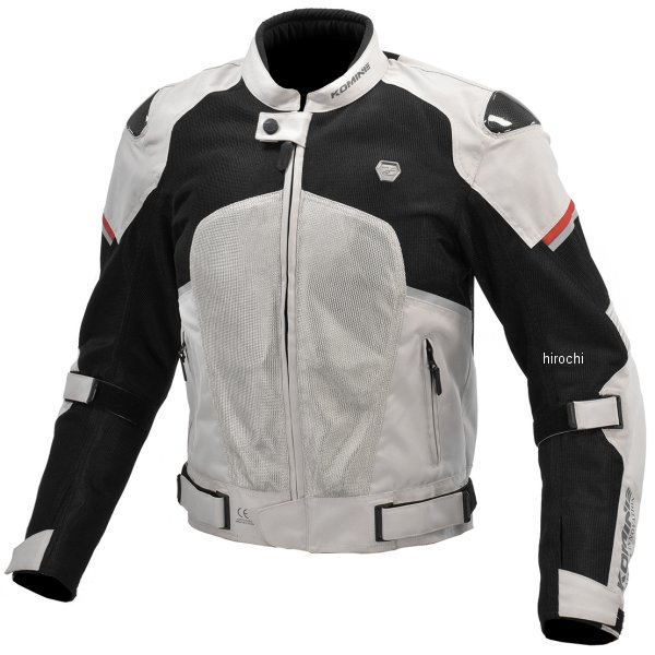 春夏モデル プロテクトカーボンメッシュジャケット ライトグレー/黒 Mサイズ