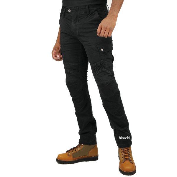 春夏モデル プロテクトライディングコットンカーゴパンツ 黒 Mサイズ