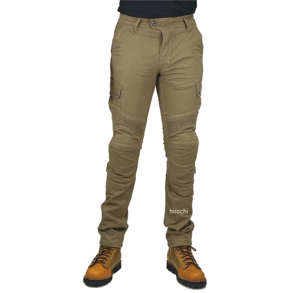 春夏モデル プロテクトライディングコットンカーゴパンツ ベージュ Lサイズ