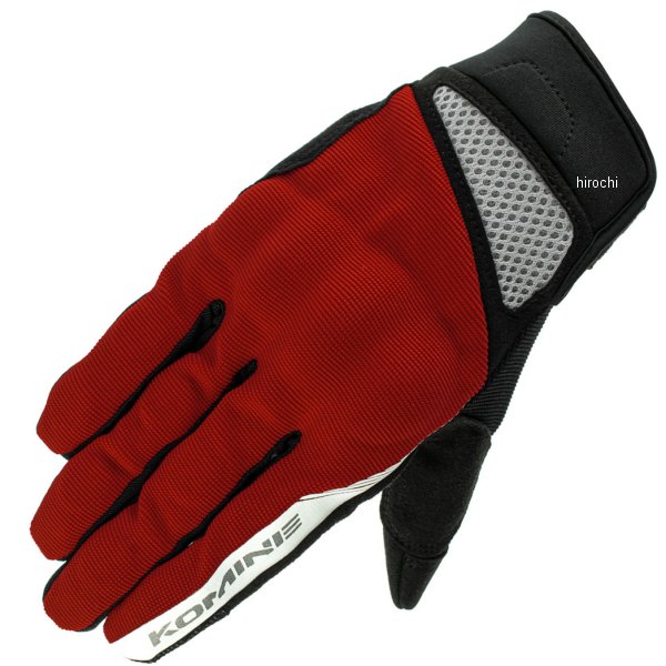 春夏モデル 3D プロテクトメッシュグローブ 赤 XLサイズ