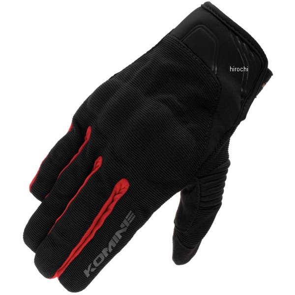 春夏モデル プロテクトメッシュグローブ ブレイブ 黒/赤 Lサイズ